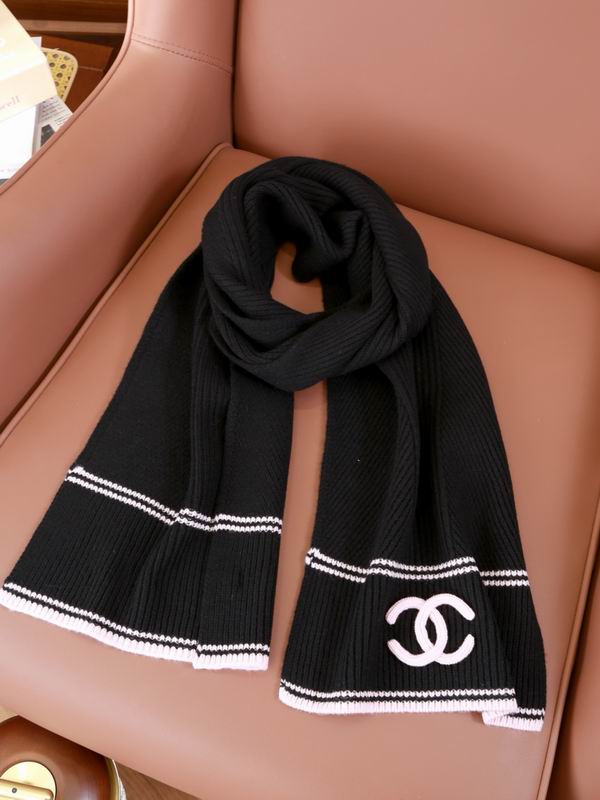 Chanel Scarf 30X180cm 100%羊绒 E36 (13)