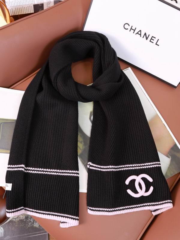 Chanel Scarf 30X180cm 100%羊绒 E36 (17)