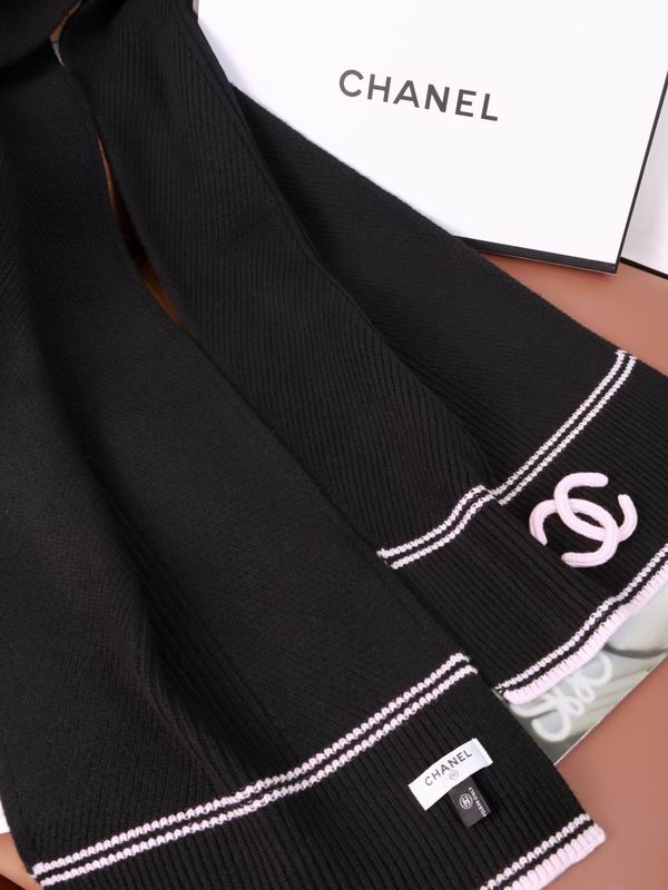Chanel Scarf 30X180cm 100%羊绒 E36 (18)
