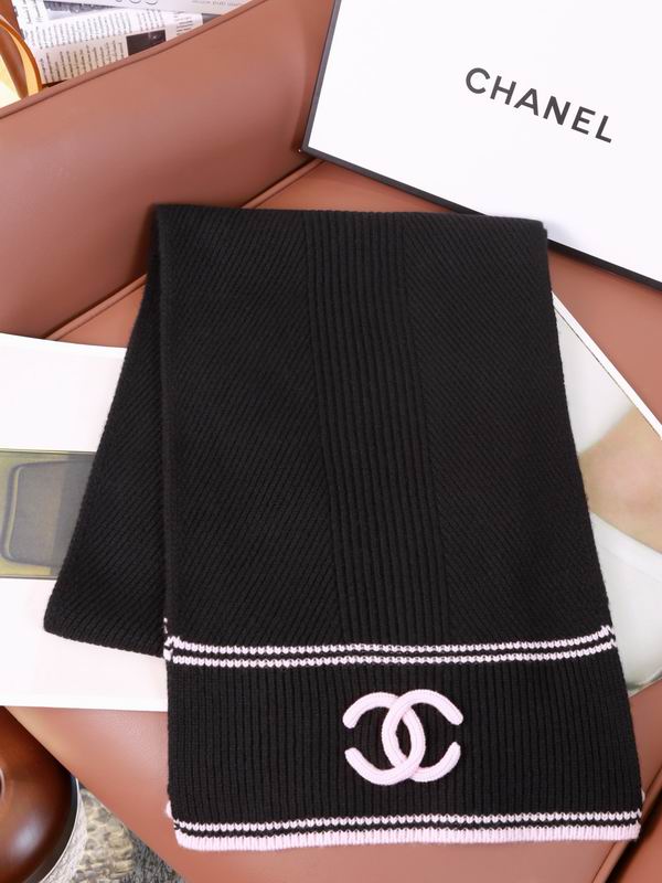 Chanel Scarf 30X180cm 100%羊绒 E36 (19)
