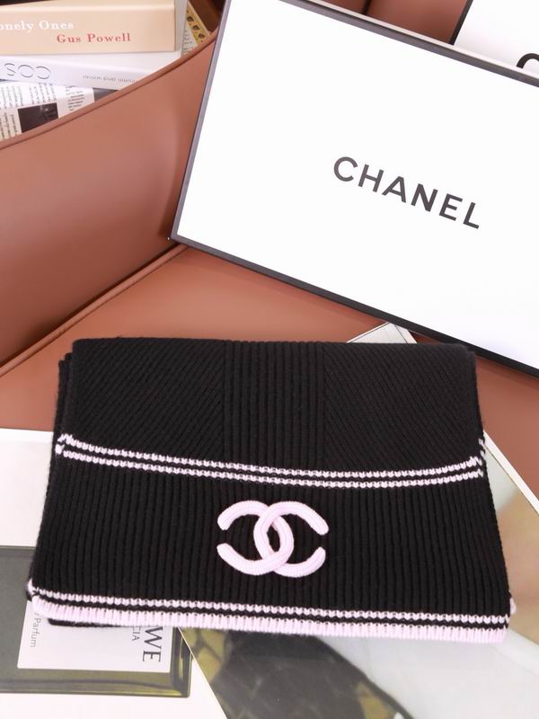 Chanel Scarf 30X180cm 100%羊绒 E36 (20)