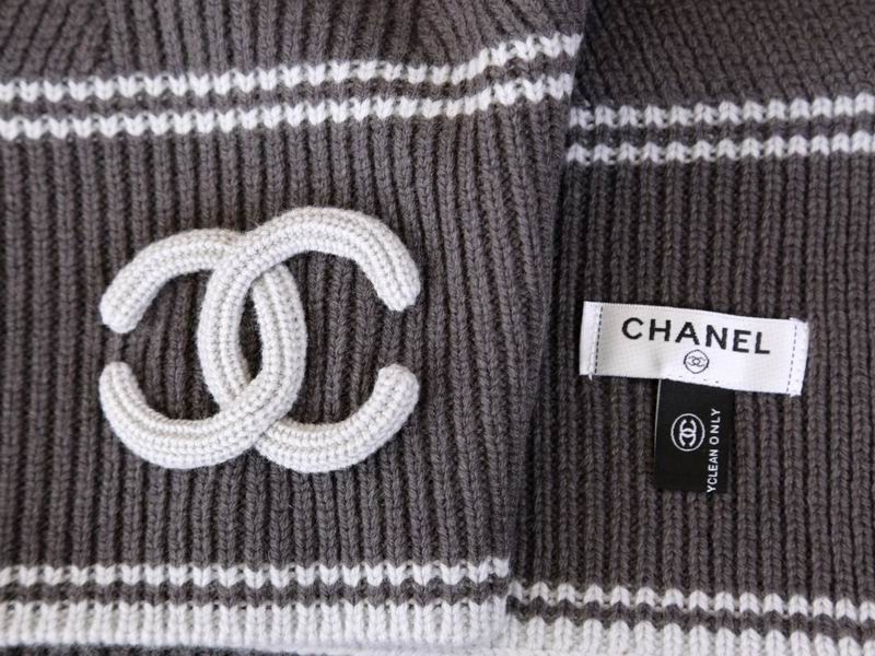 Chanel Scarf 30X180cm 100%羊绒 E36 (25)