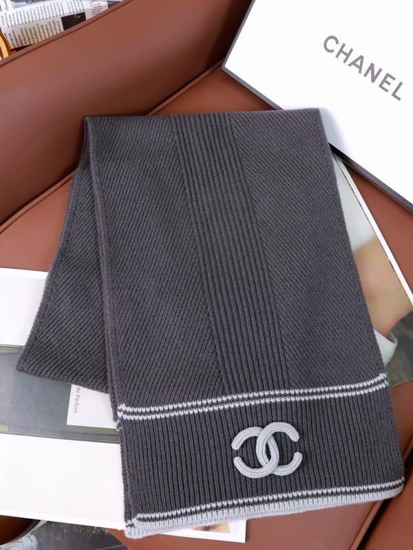 Chanel Scarf 30X180cm 100%羊绒 E36 (27)