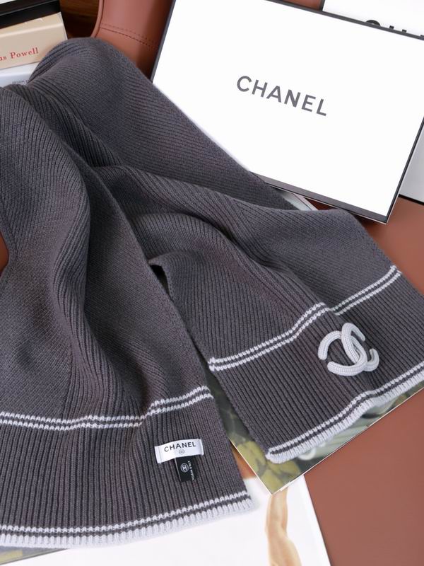 Chanel Scarf 30X180cm 100%羊绒 E36 (29)