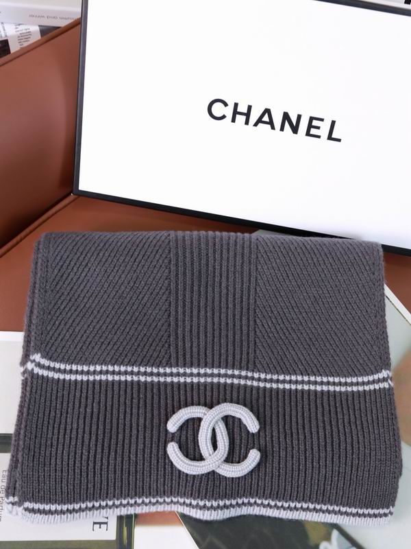Chanel Scarf 30X180cm 100%羊绒 E36 (30)