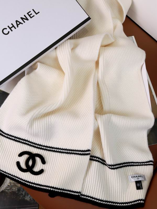 Chanel Scarf 30X180cm 100%羊绒 E36 (7)