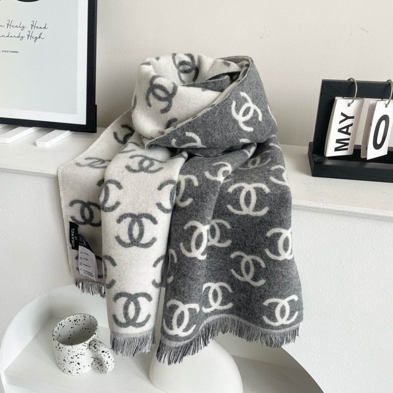 Chanel Scarf 35X180cm E09 (22)