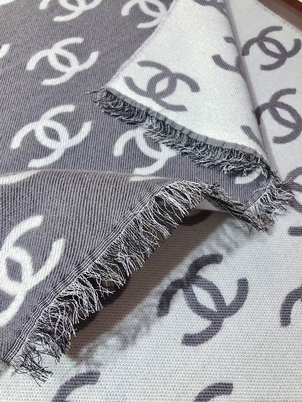 Chanel Scarf 38X190cm 92%羊毛8%羊绒 E20 (12)