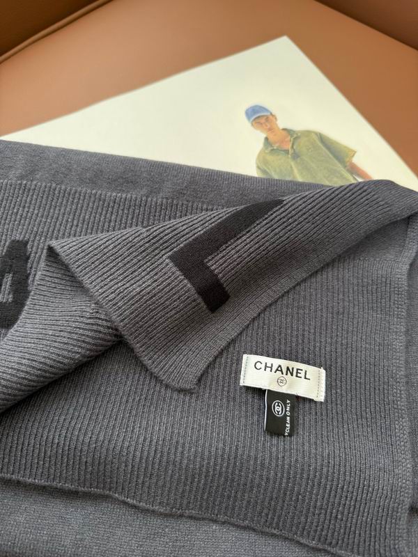 Chanel Scarf 40X170cm 100%顶级羊绒 E37 (12)