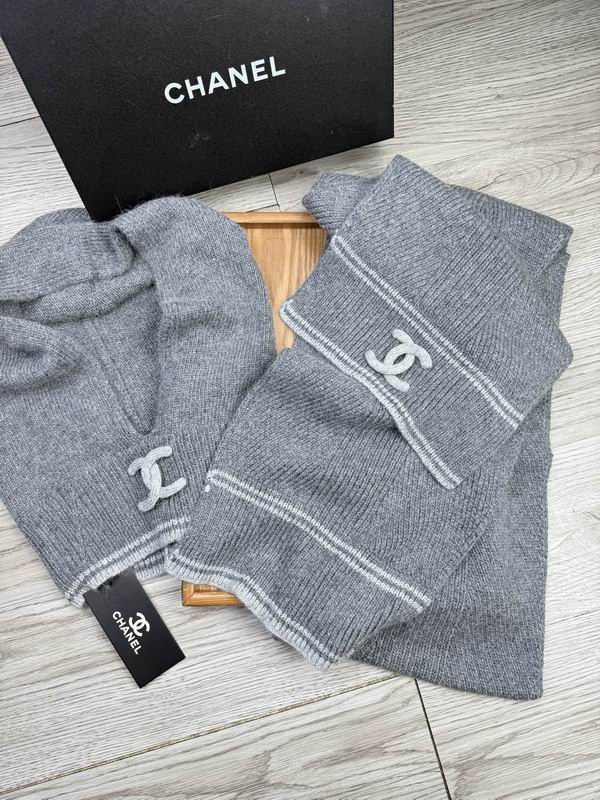Chanel Scarf Hat E (257)