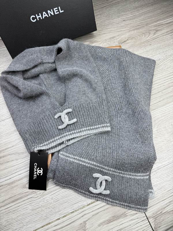 Chanel Scarf Hat E (259)