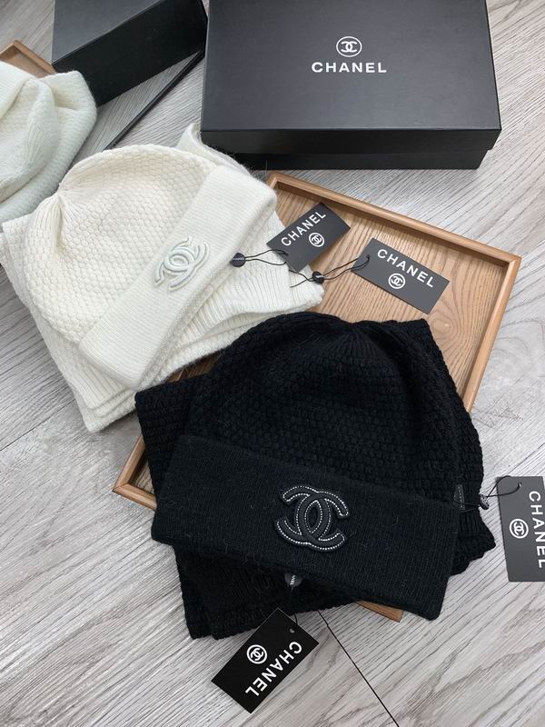 Chanel Scarf Hat E (919)
