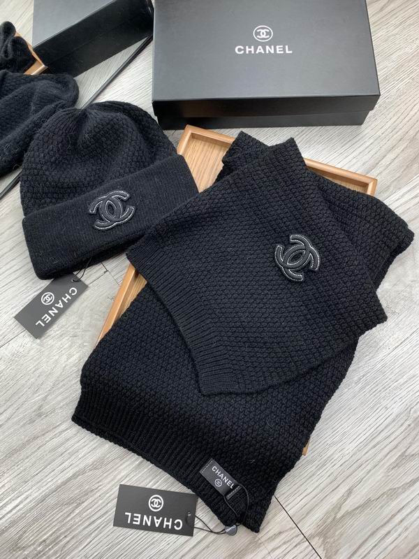Chanel Scarf Hat E (925)