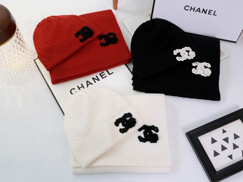 Chanel Scarf Hat E01 (29)