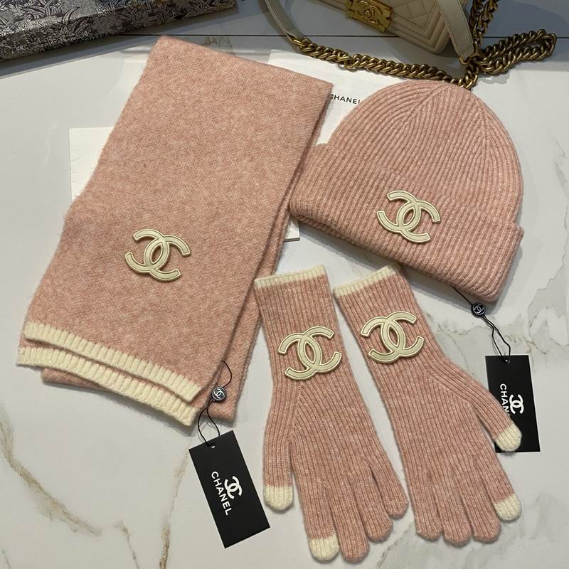 Chanel Scarf Hat Gloves (36)