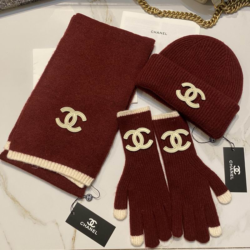 Chanel Scarf Hat Gloves (42)