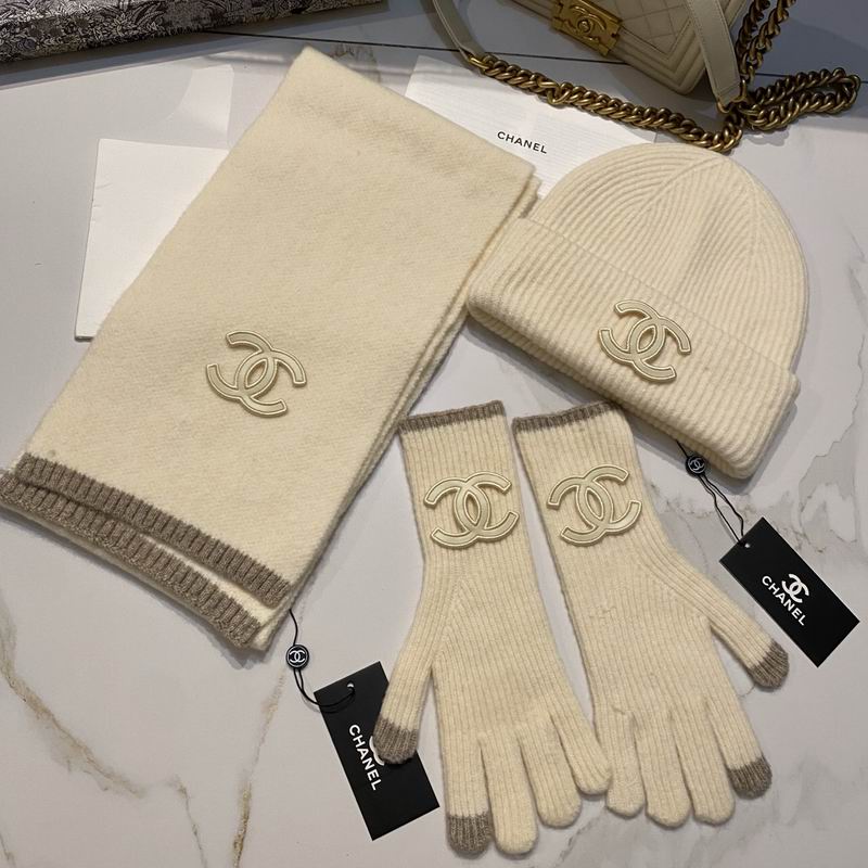 Chanel Scarf Hat Gloves (43)