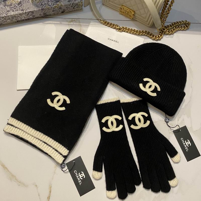 Chanel Scarf Hat Gloves (44)
