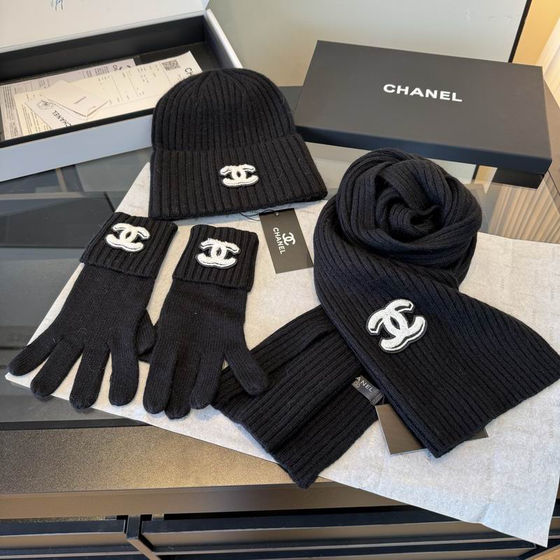 Chanel Scarf Hat Gloves (53)