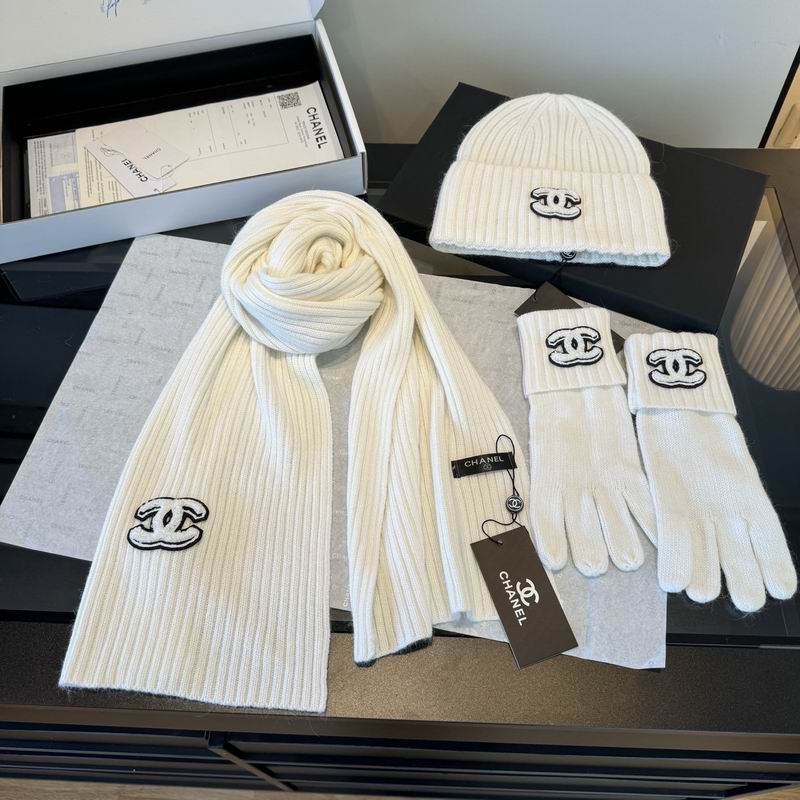 Chanel Scarf Hat Gloves (58)