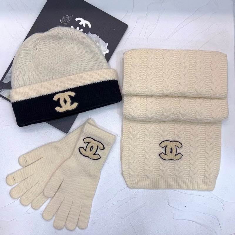 Chanel Scarf Hat Gloves (59)