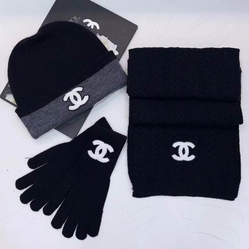 Chanel Scarf Hat Gloves (61)