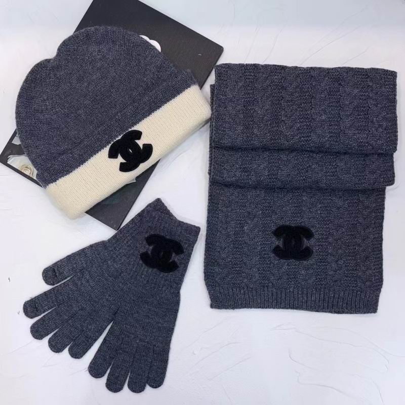 Chanel Scarf Hat Gloves (62)