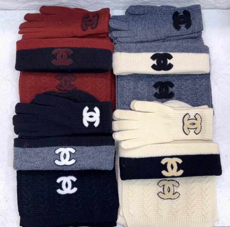 Chanel Scarf Hat Gloves (66)