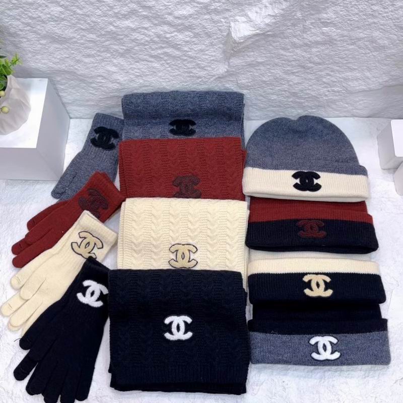 Chanel Scarf Hat Gloves (67)