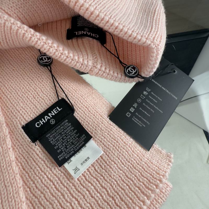 Chanel Scarf Hat Gloves (69)