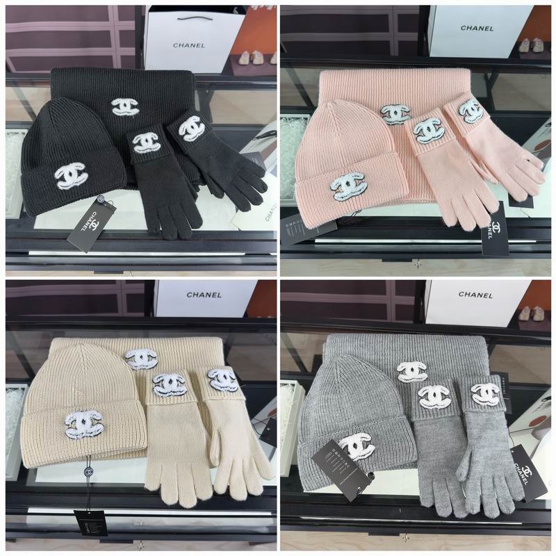 Chanel Scarf Hat Gloves (76)