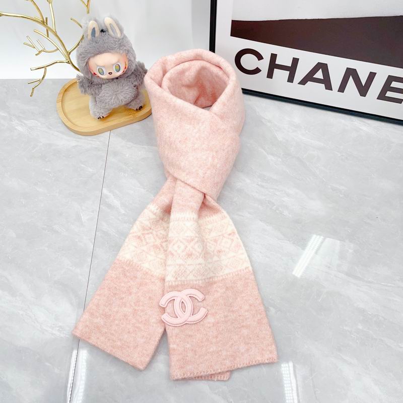 Chanel Scarf Hat Gloves dx (118)