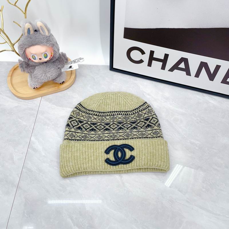 Chanel Scarf Hat Gloves dx (126)