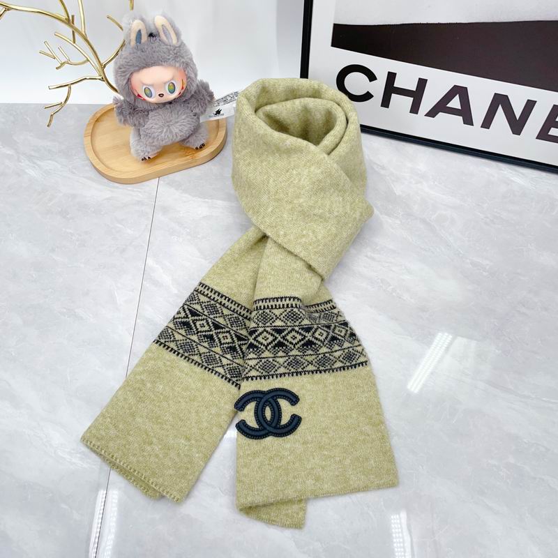 Chanel Scarf Hat Gloves dx (127)