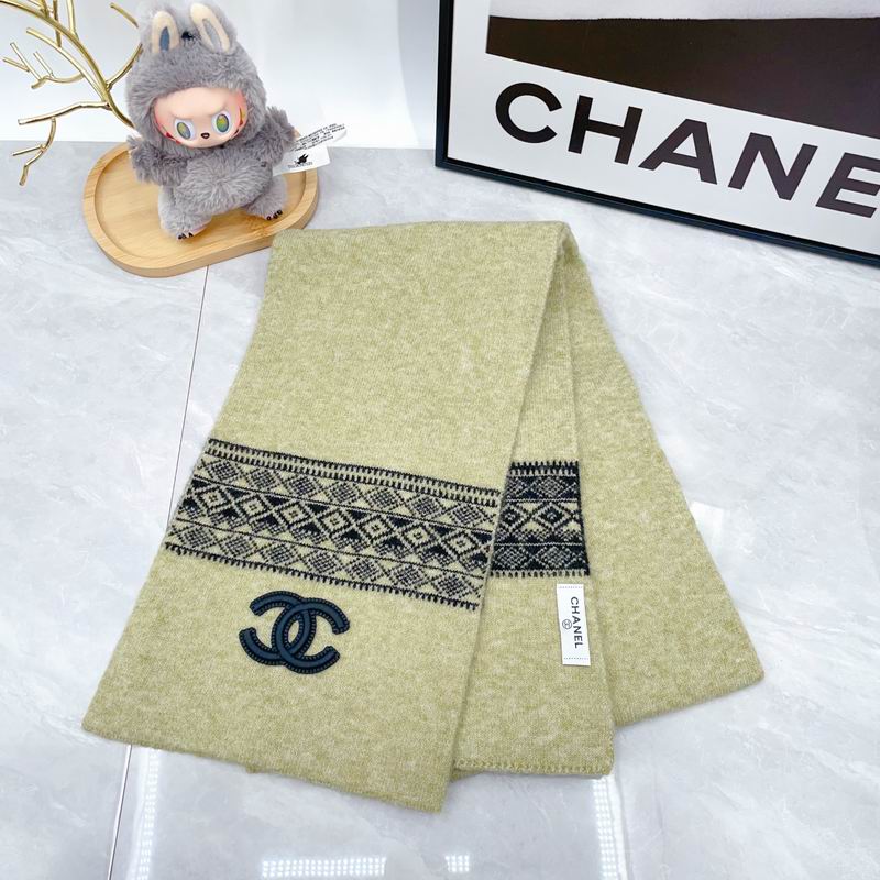 Chanel Scarf Hat Gloves dx (128)
