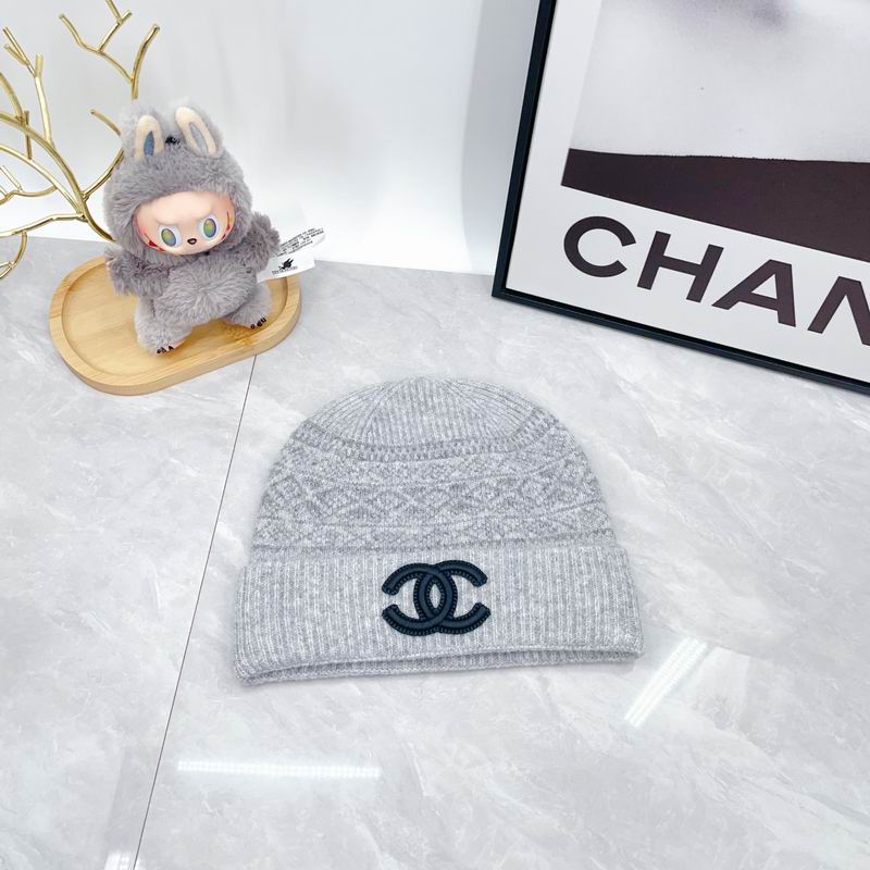Chanel Scarf Hat Gloves dx (135)