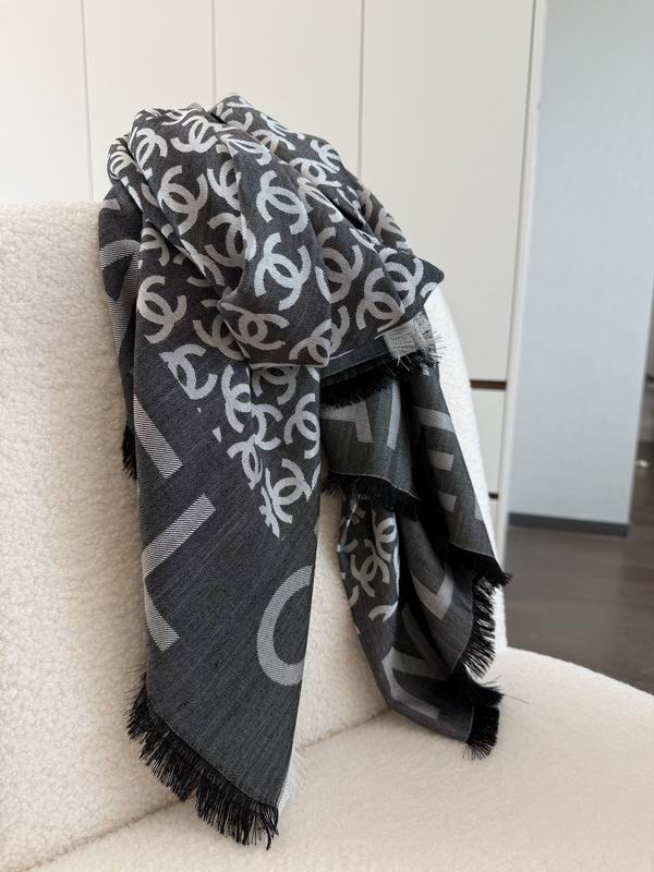 Chanel scarf 140X140cm E60 (3)