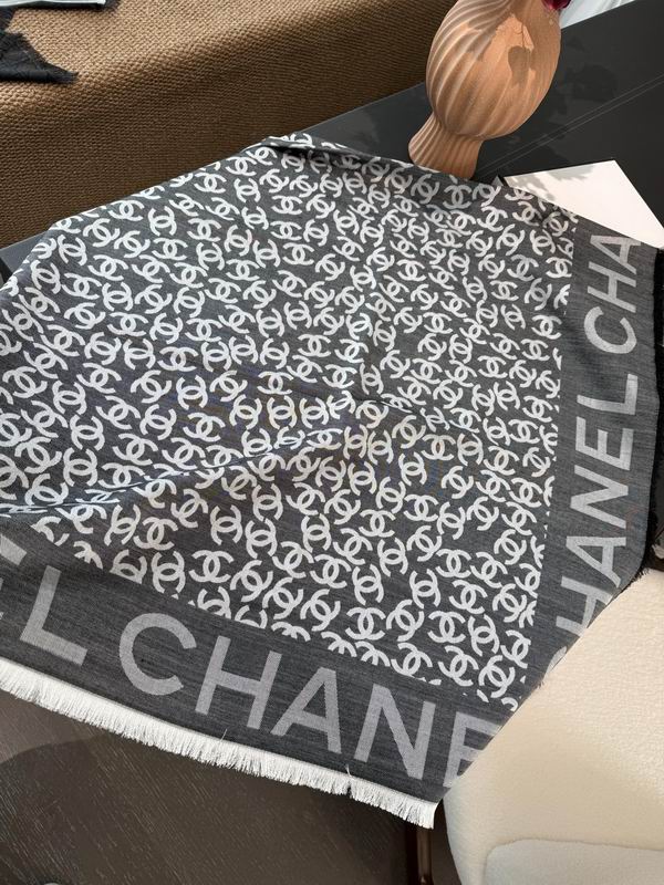 Chanel scarf 140X140cm E60 (5)