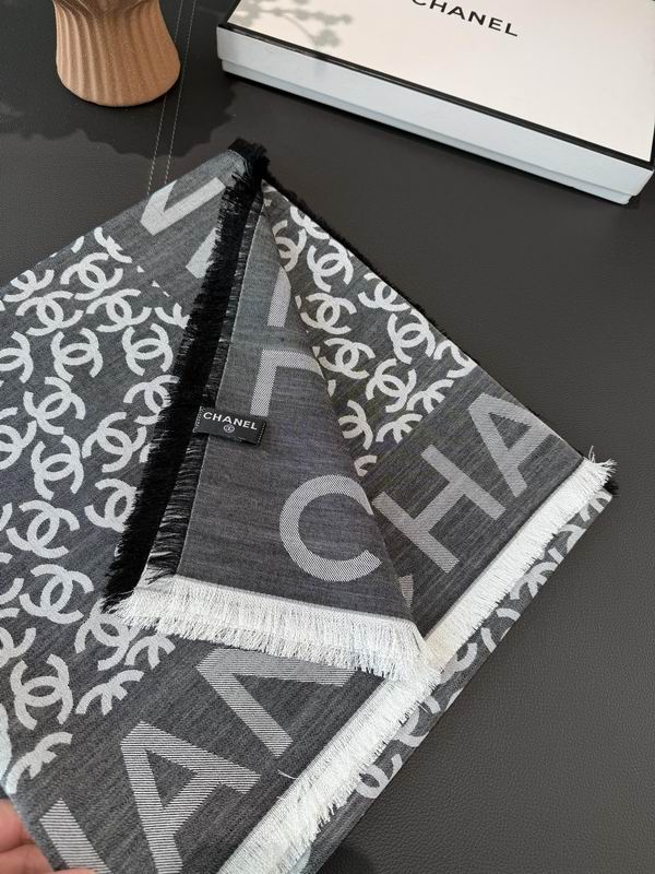 Chanel scarf 140X140cm E60 (6)