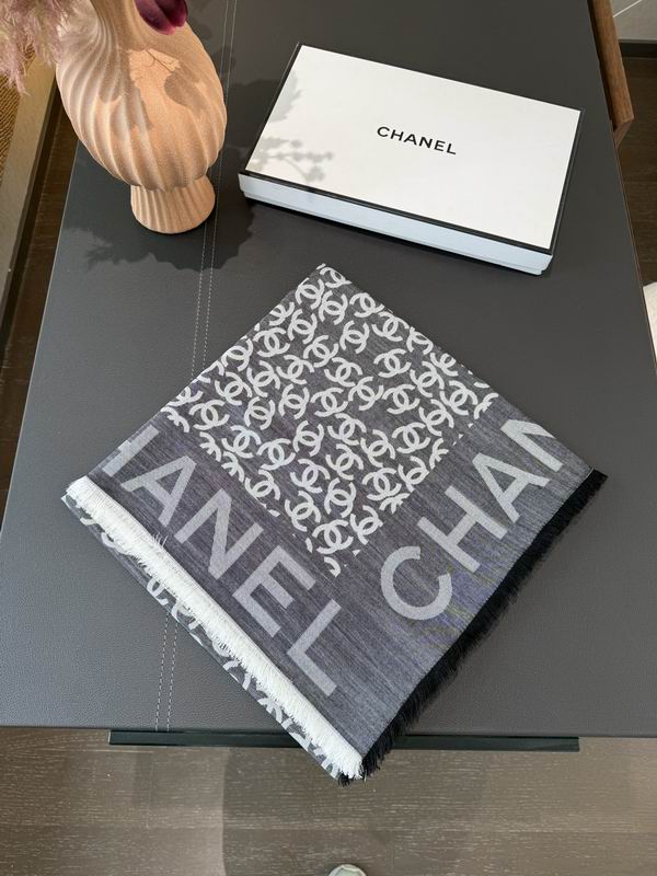 Chanel scarf 140X140cm E60 (7)