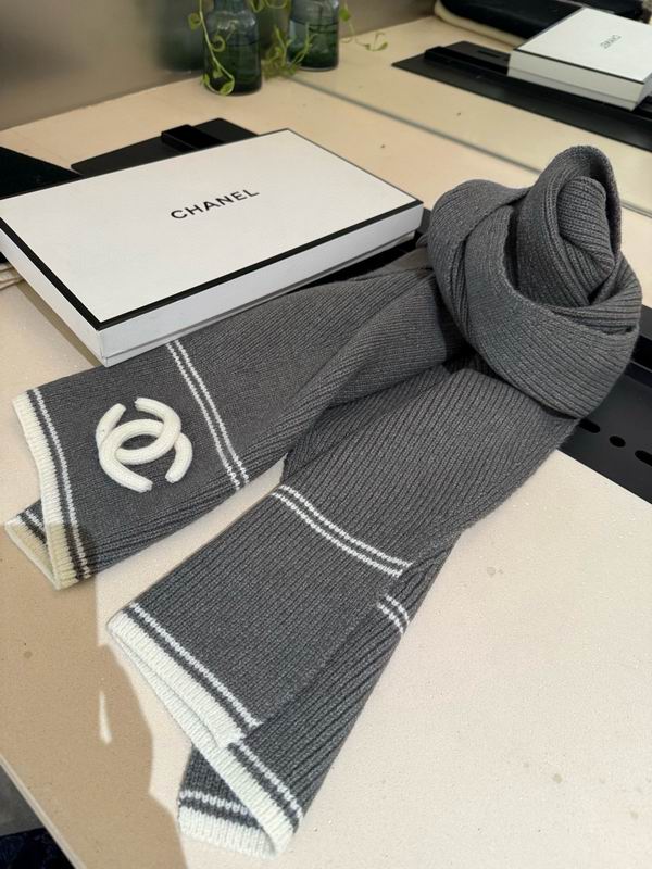 Chanel scarf 35X190cm E 19 (22)