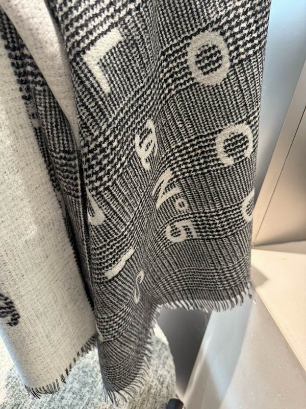 Chanel scarf 74.4X194.4cm 100%羊绒 E13 (13)