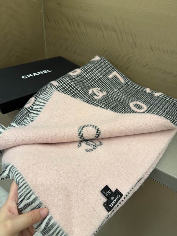 Chanel scarf 74.4X194.4cm 100%羊绒 E13 (5)