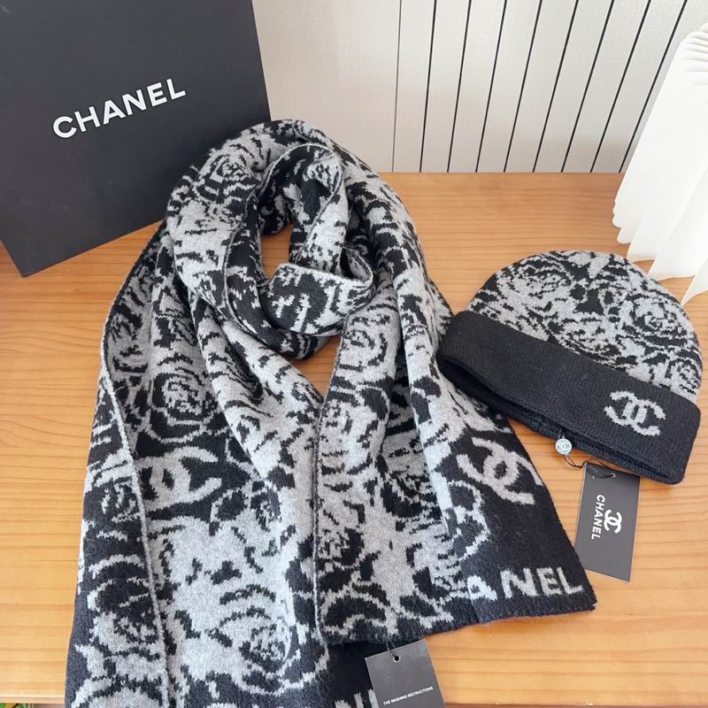 Chanel scarf hat dx (39)