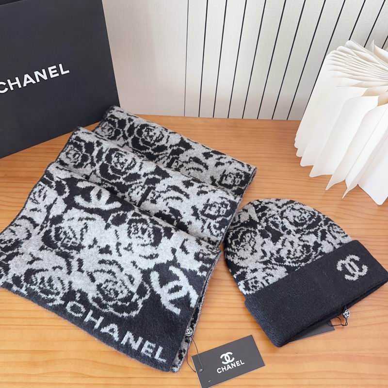 Chanel scarf hat dx (40)
