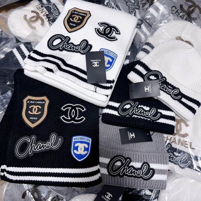 Chanel scarf hat dx (47)