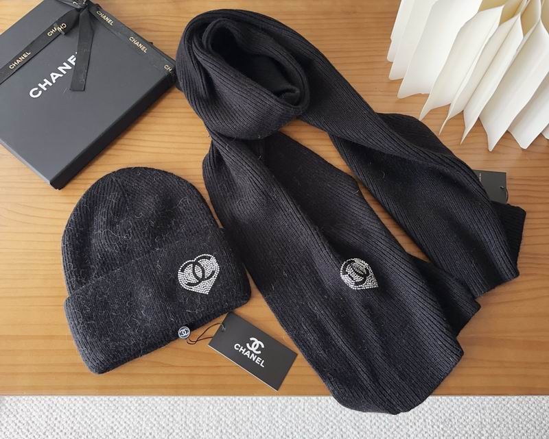 Chanel scarf hat dx (5)