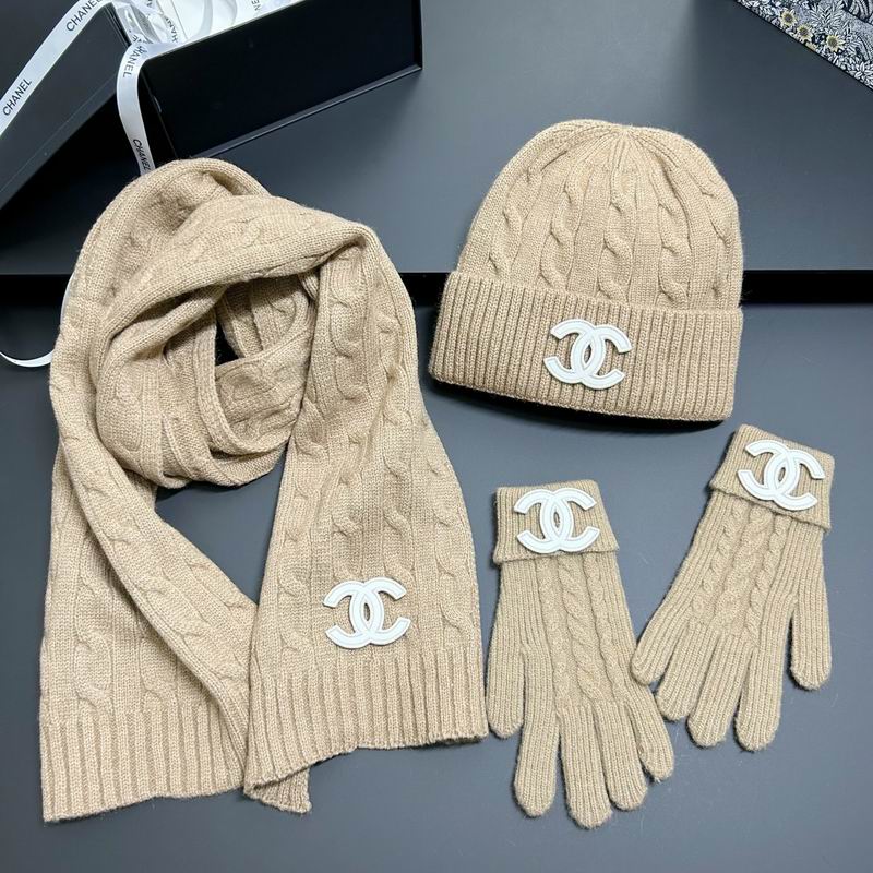 Chanel scarf hat gloves dx (3)