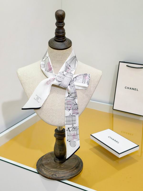 Chanel silk ribbon 6X120cm E02 (2)