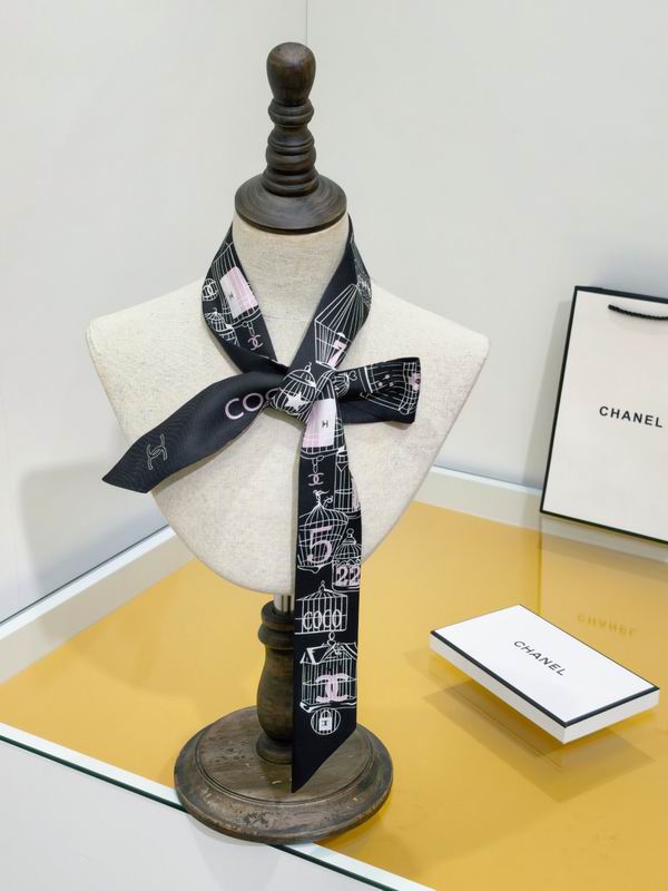 Chanel silk ribbon 6X120cm E02 (8)